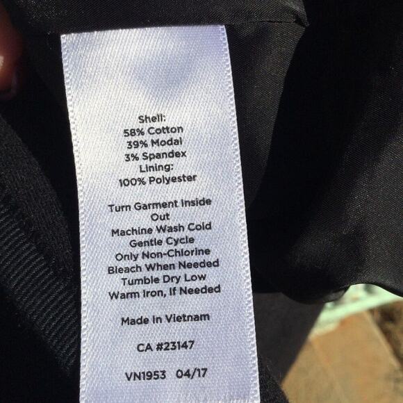 Talbots Womens Aberdeen Blazer Size 8P 8 Petites Black Classic Corporate Knit - Picture 9 of 9